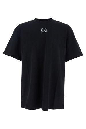 Black cotton T-shirt 44 LABEL GROUP | B0030556FA582P669
